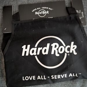 Hard Rock Cafe Black and White Belt Bag